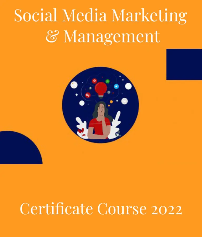 Social Media Marketing & Management ⎢Certificate Course 2022