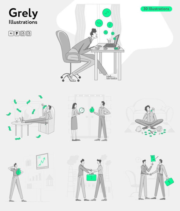 Grely Finance Illustrations