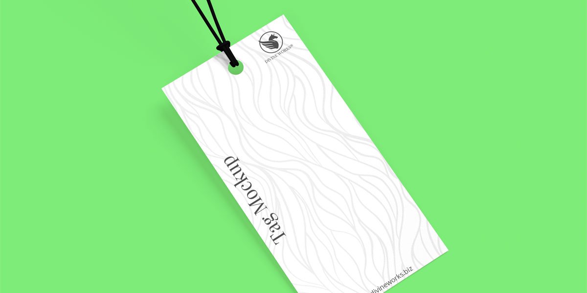 Tag Mockup PSD Free Download