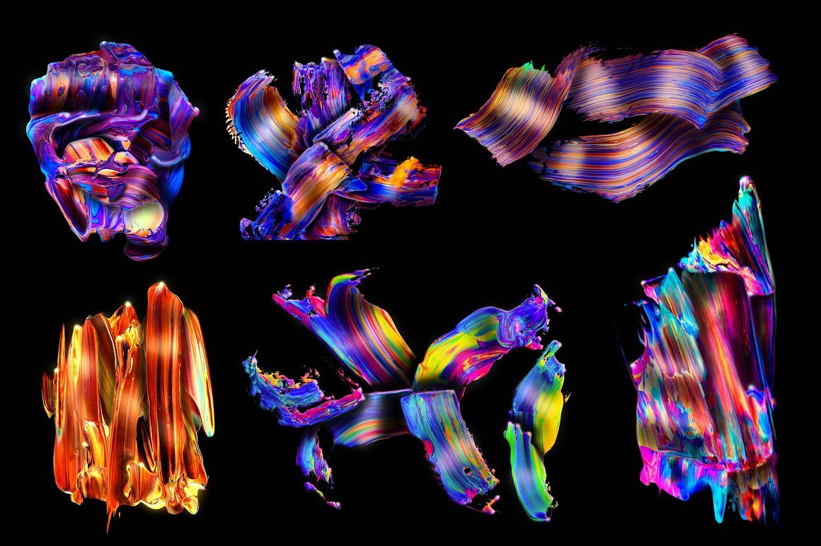 Shimmering Paint Textures