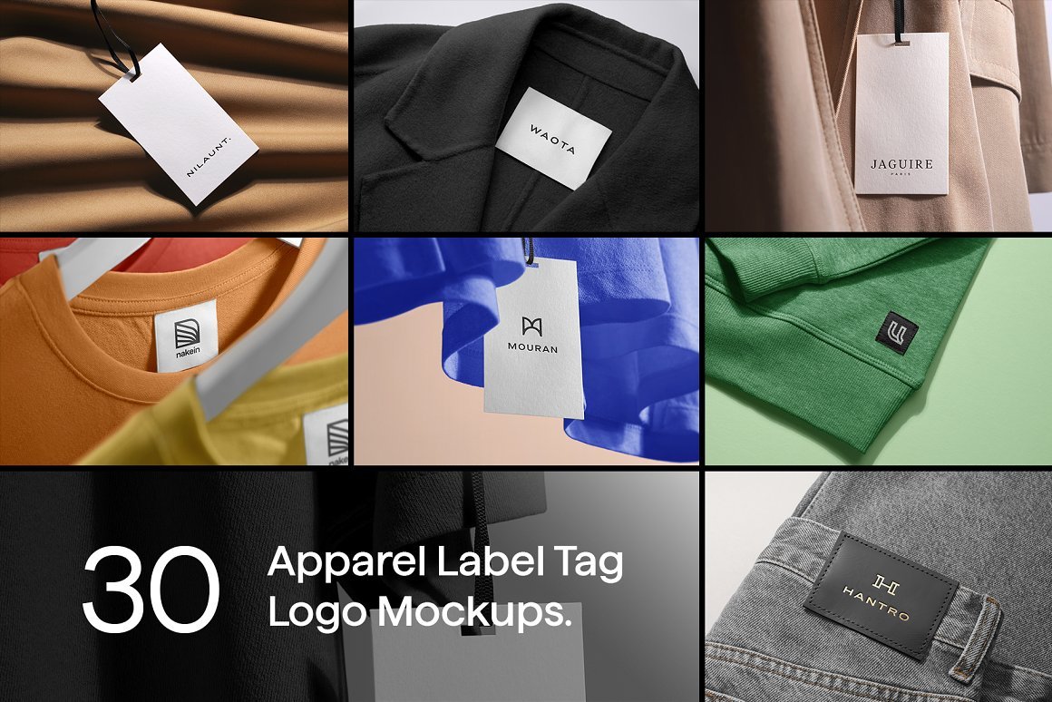 Tag & Labels Logo Mockups