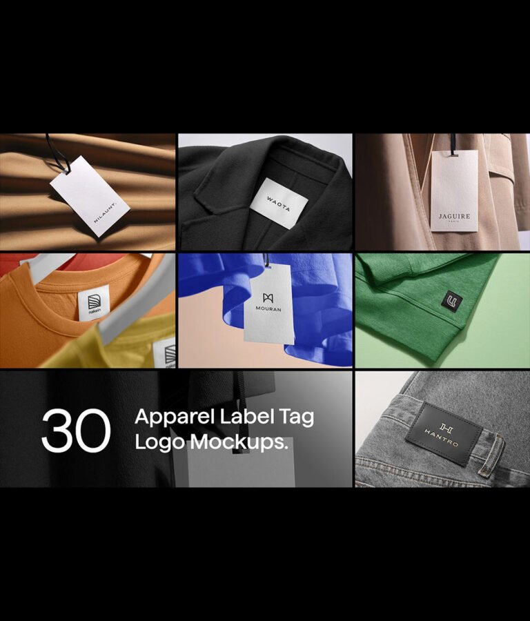 Tag & Labels Logo Mockups
