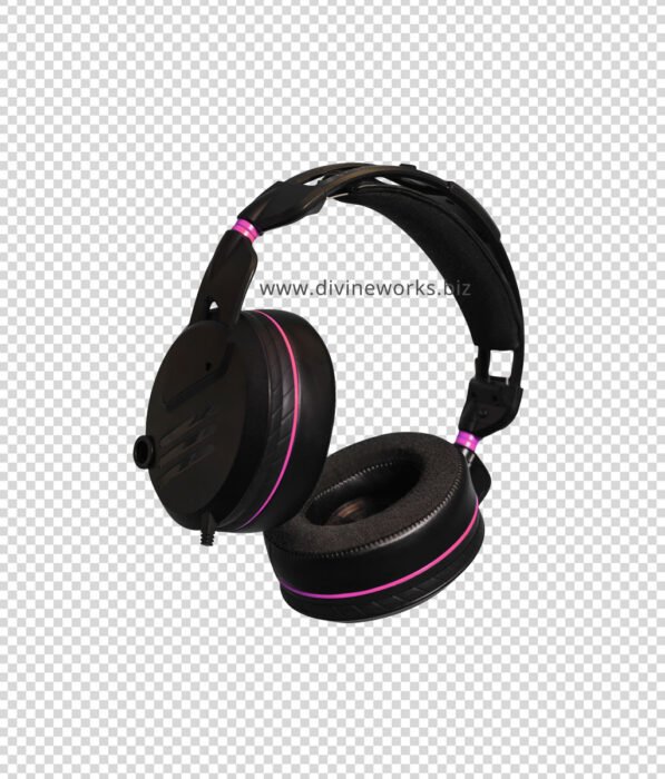 Black Headphone Png Image
