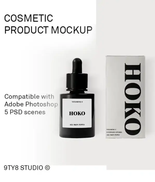 cosmetic product mockup