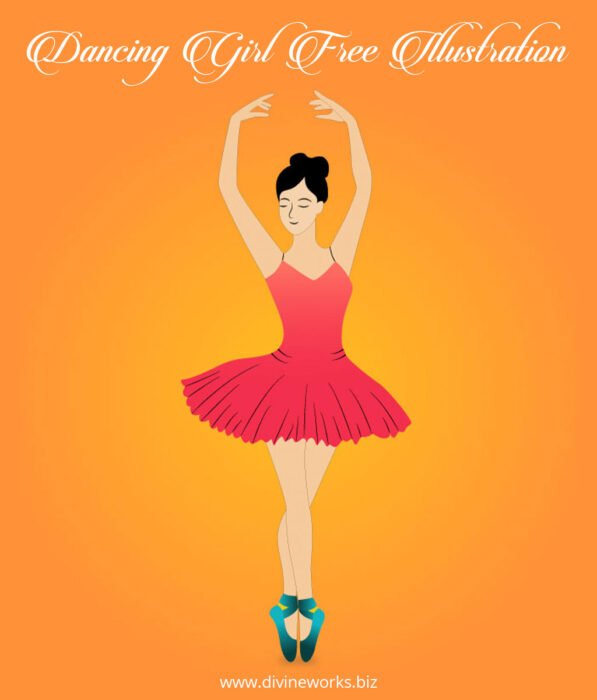 Dancing Girl Free Illustration