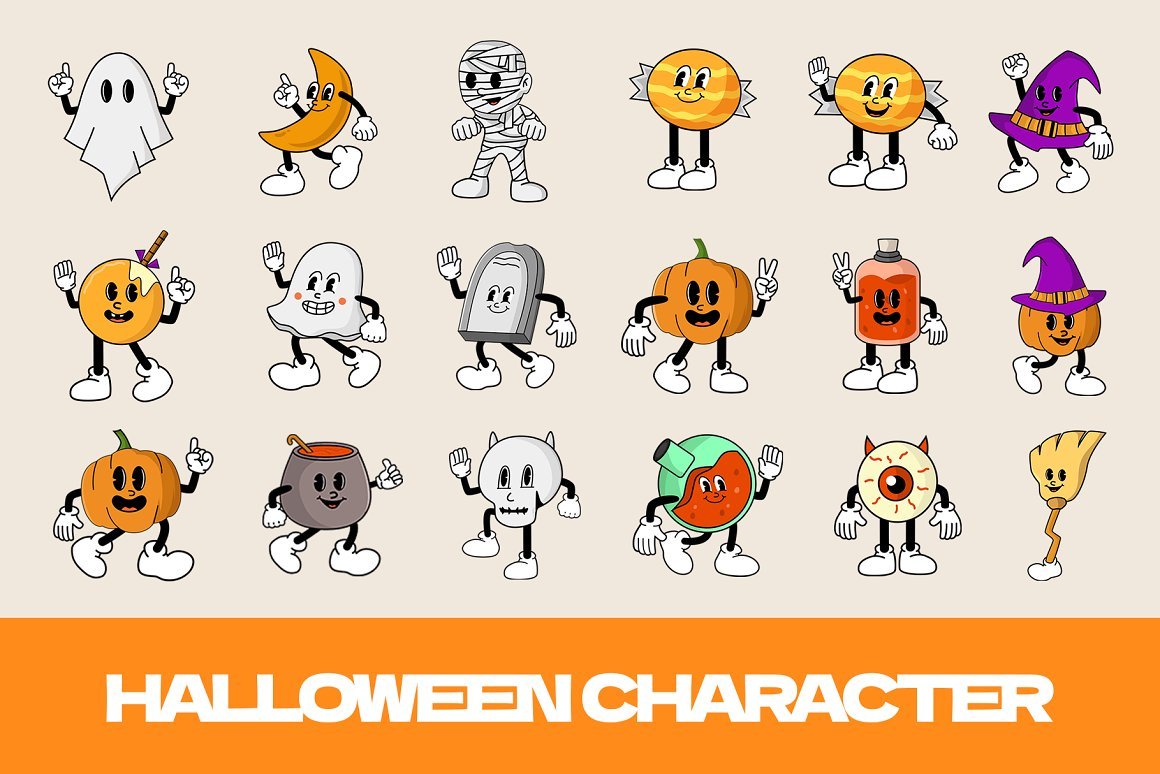 Halloween Fun Character and Assets