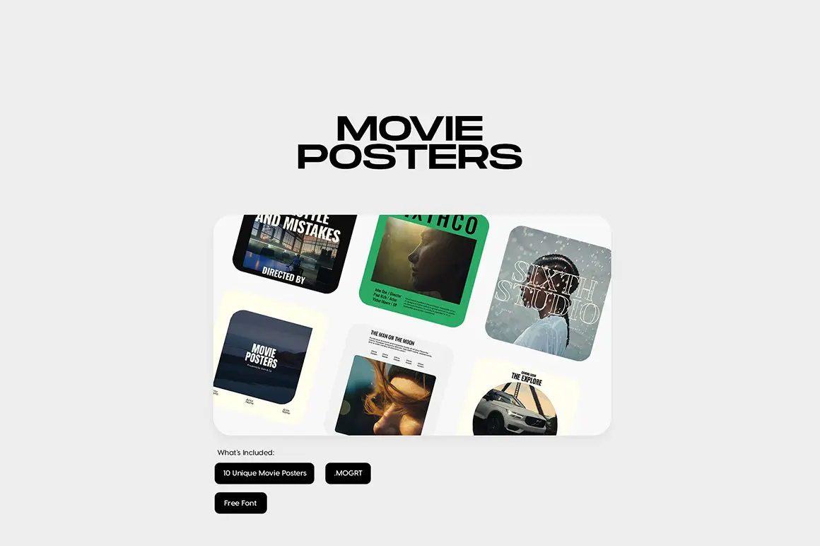 Movie Poster Templates