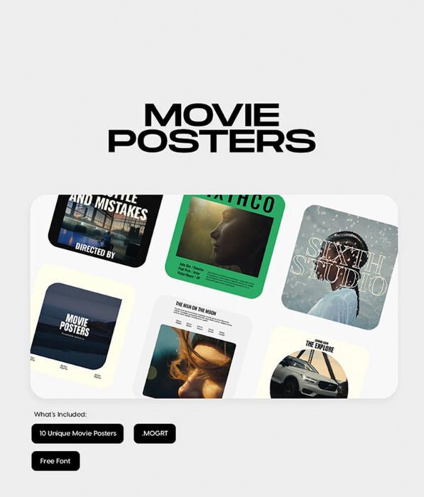 Movie Poster Templates