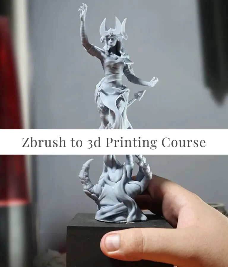 Zbrush to 3d Printing Course