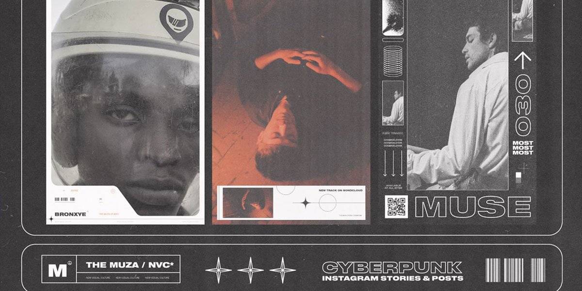 CyberPunk Instagram Templates