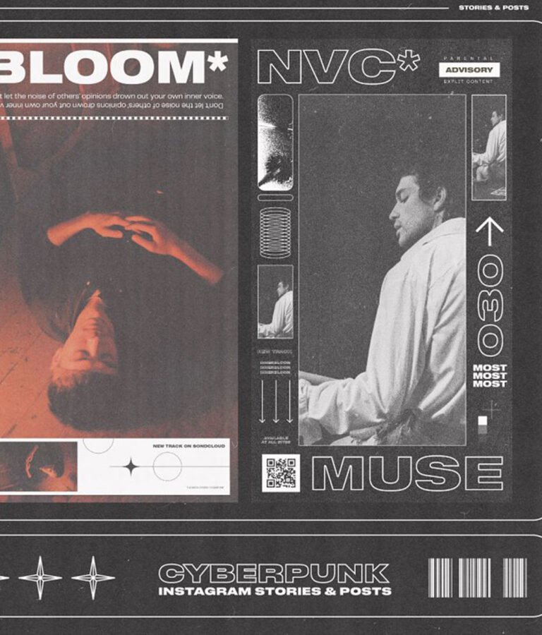 CyberPunk Instagram Templates