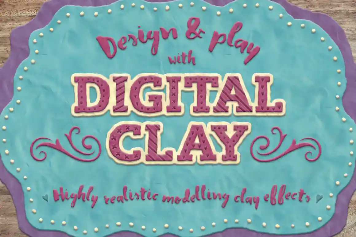 Digital Clay Styles for Photoshop