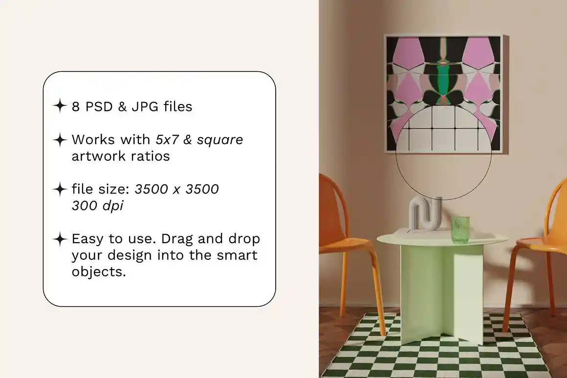 Frame Mockup Bundle for Print