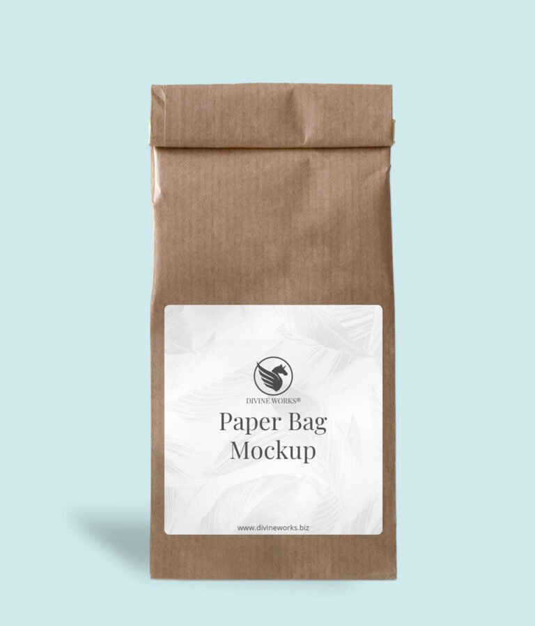 Free Paper Bag Mockup Download