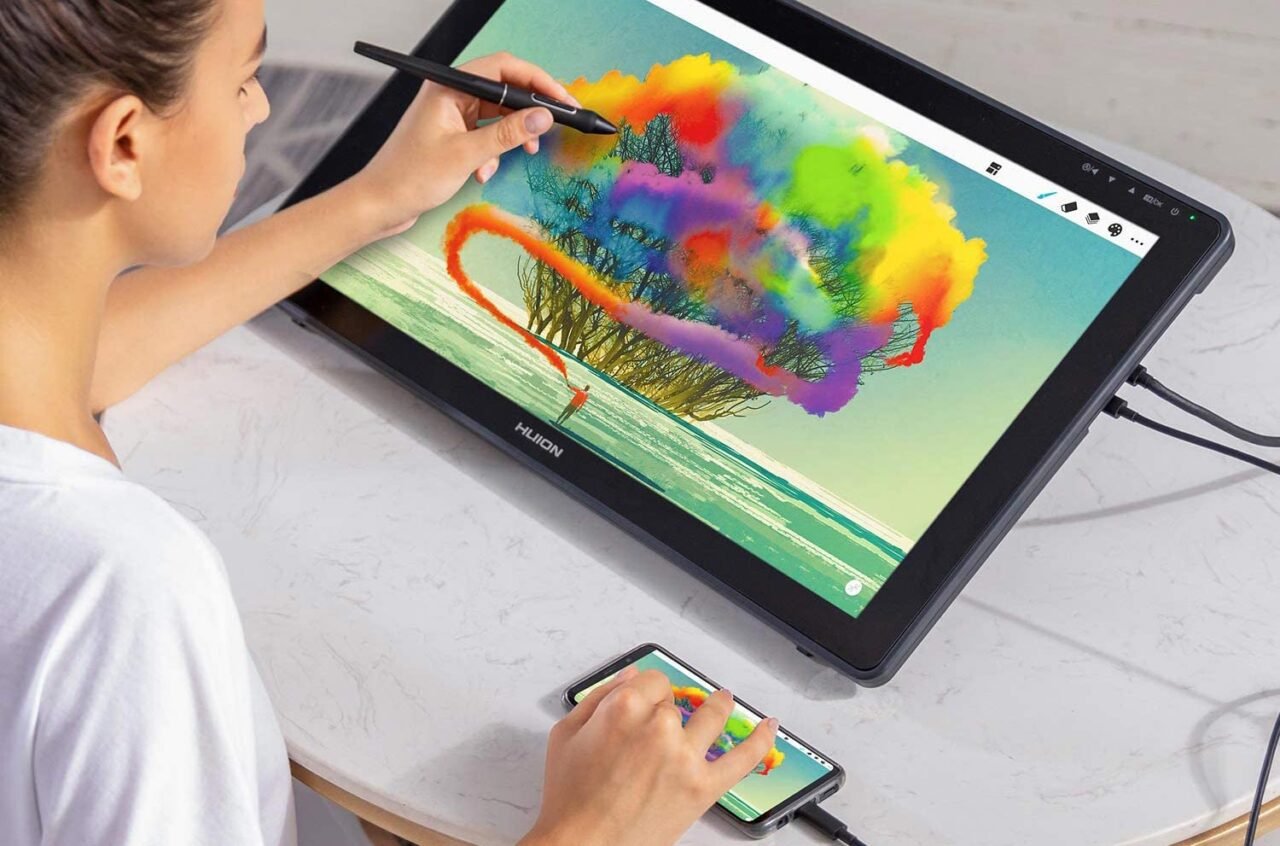 HUION 2020 Kamvas 22 Graphic Drawing Monitor