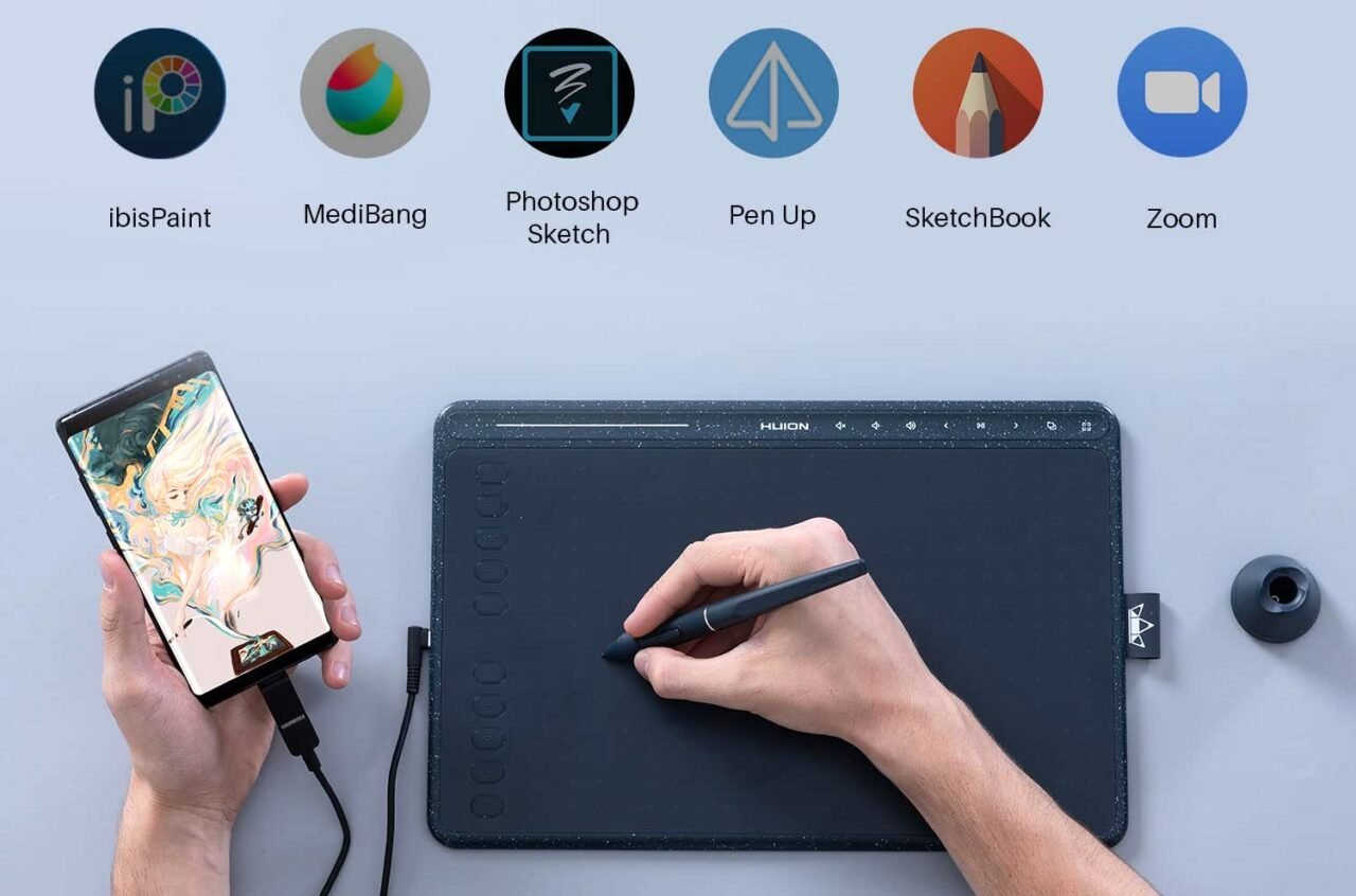 HUION HS611 Graphics Drawing Tablet