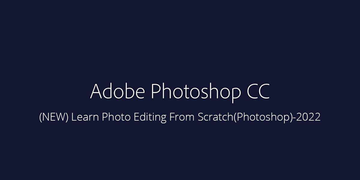 Photoshop Photo Editing Course