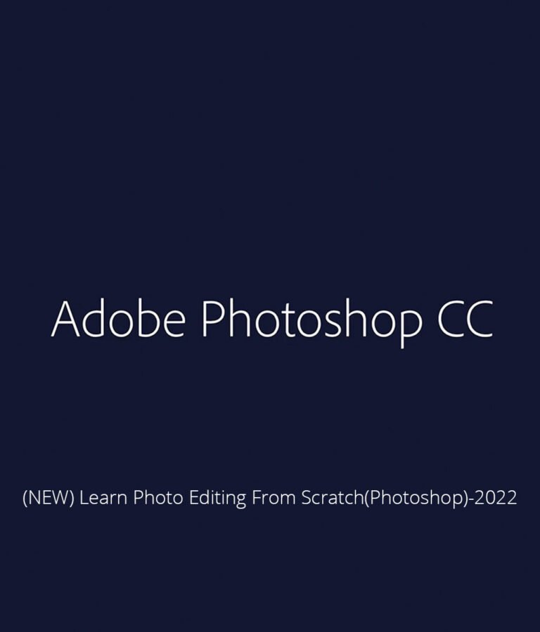 Photoshop Photo Editing Course