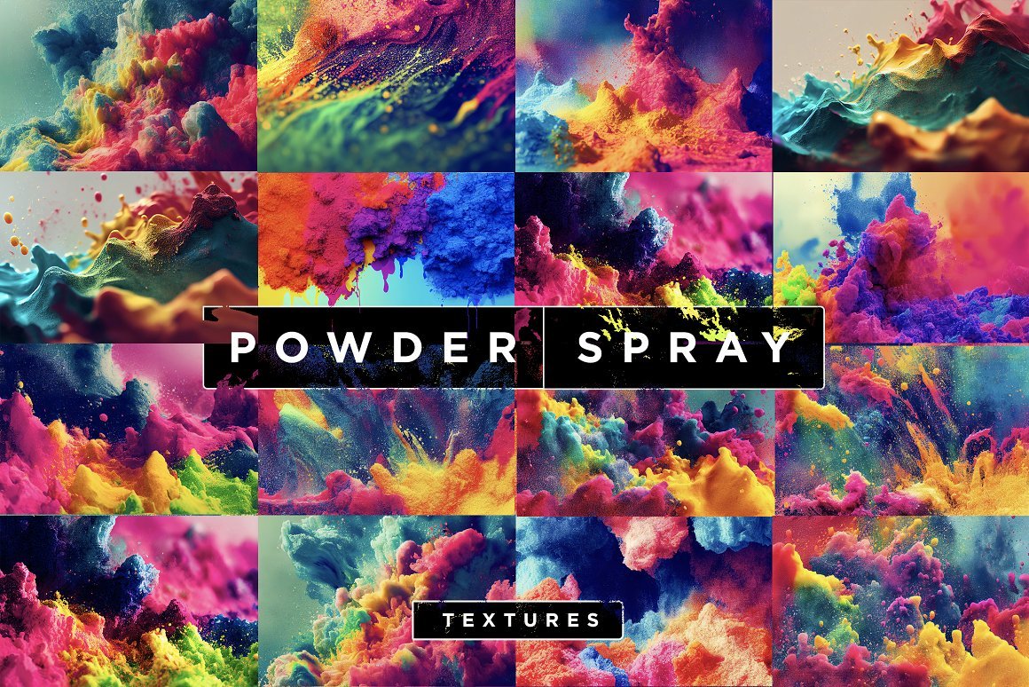 Powder Spray Textures