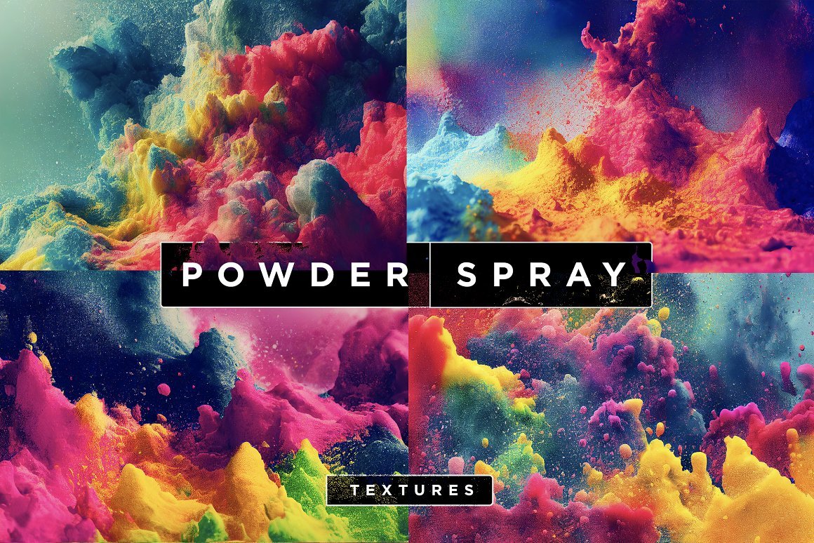 Powder Spray Textures