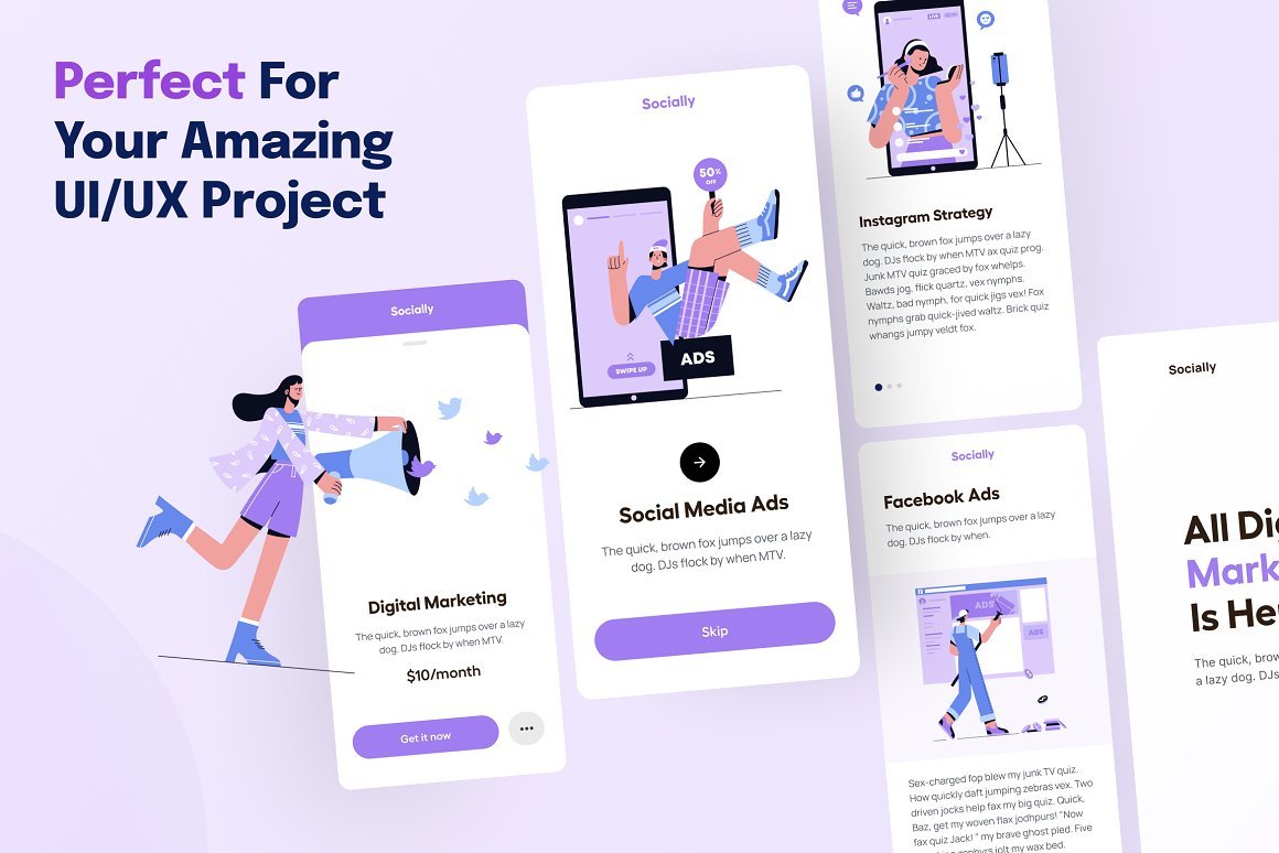 Social Media Illustration