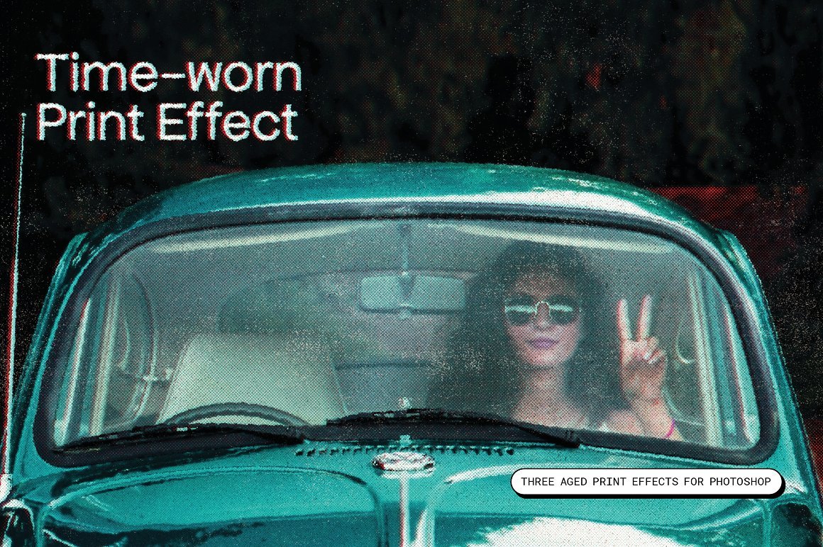 Screen Print Effect Photoshop