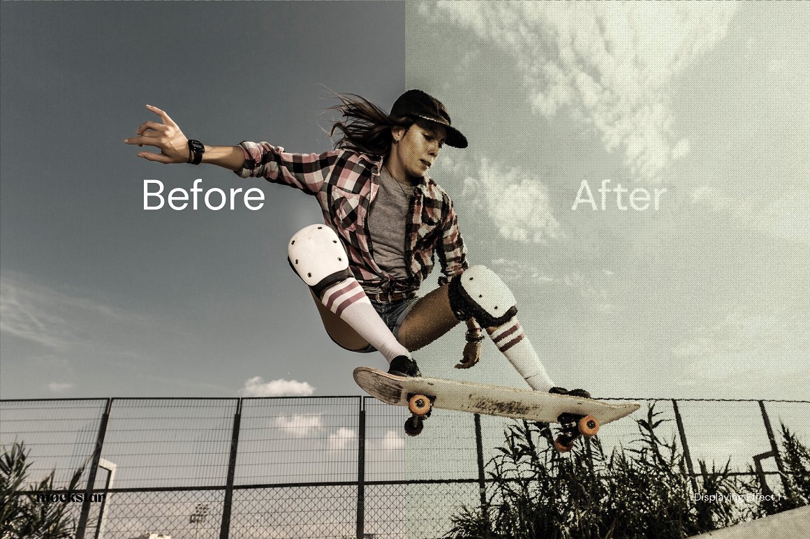 Screen Print Effect Photoshop