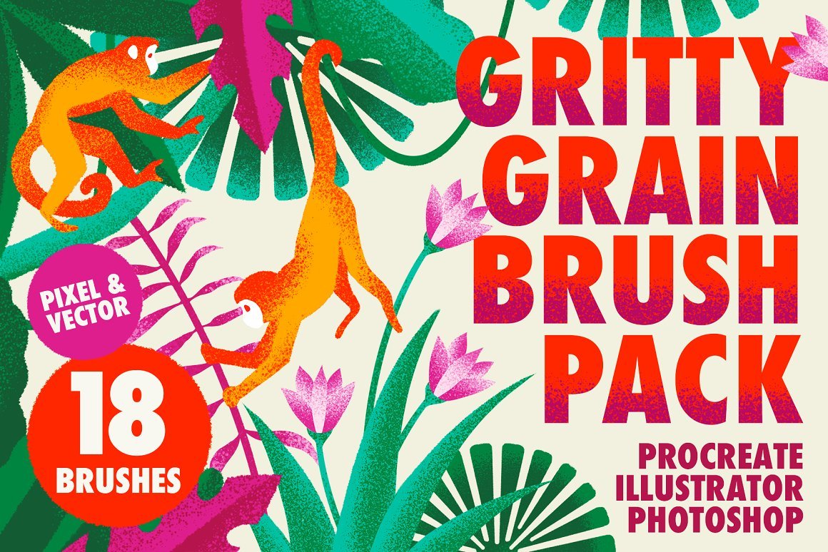 Gritty Grain Brushes Pack