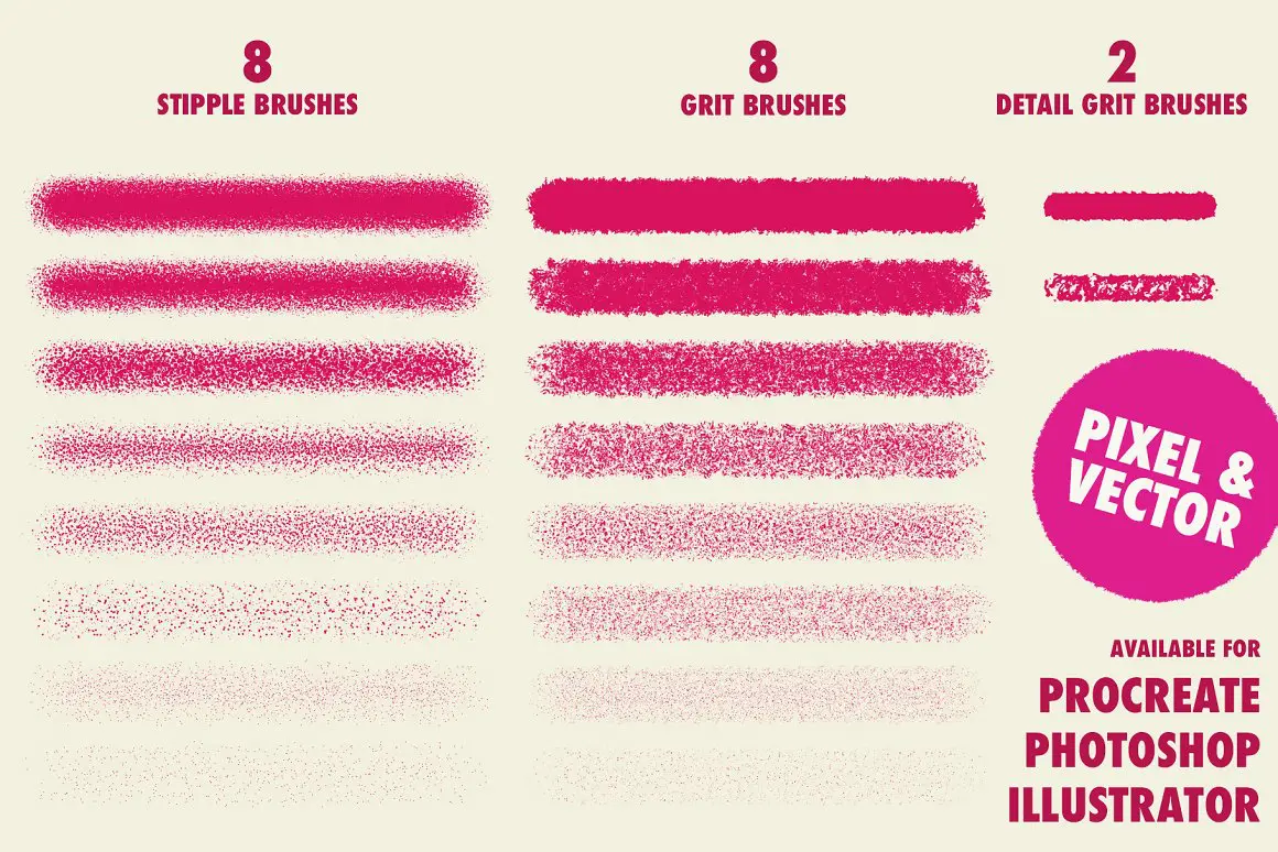 Gritty Grain Brushes Pack