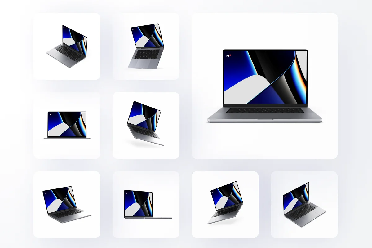 Macbook Pro 16 inch Mockup