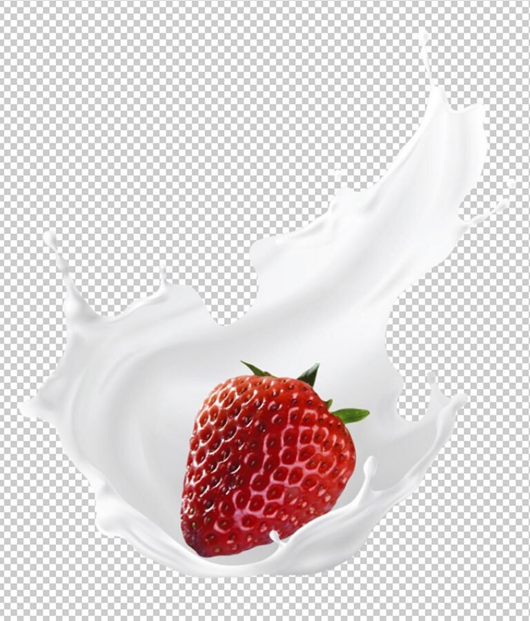 Strawberry Splash Transparent PNG Image
