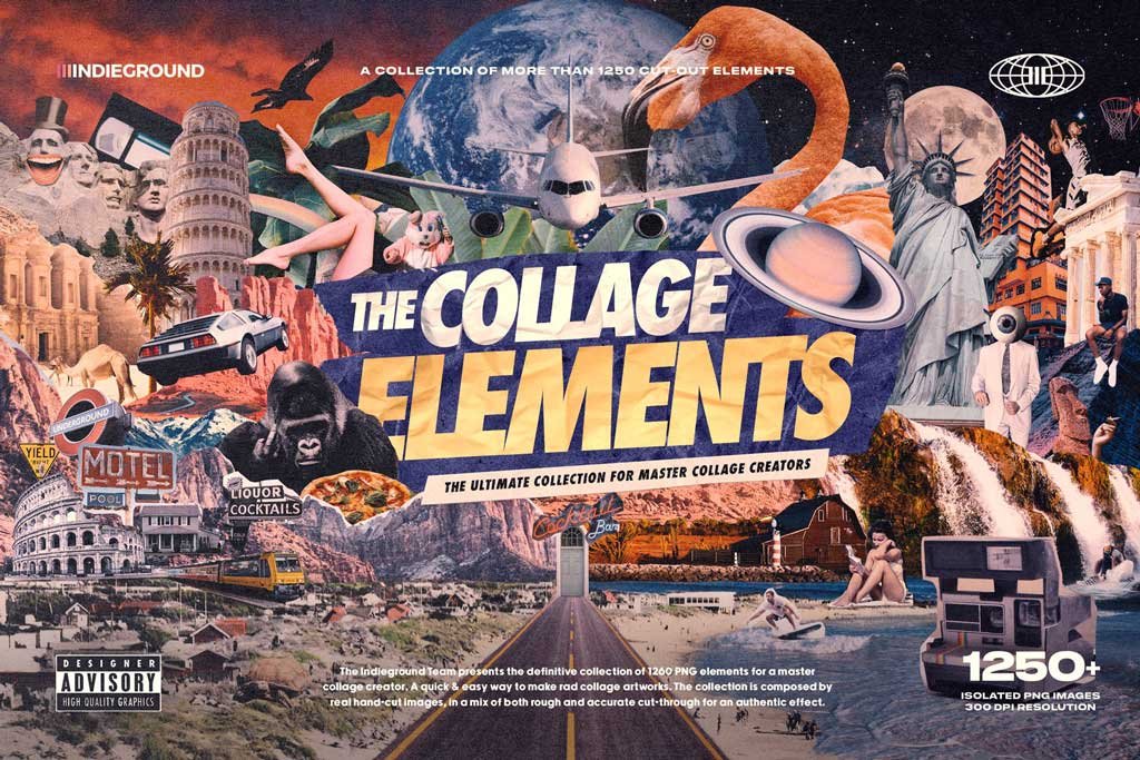 Digital Collage Elements