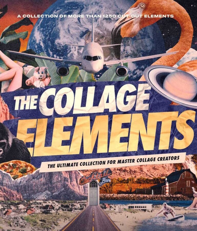 Digital Collage Elements PNGs