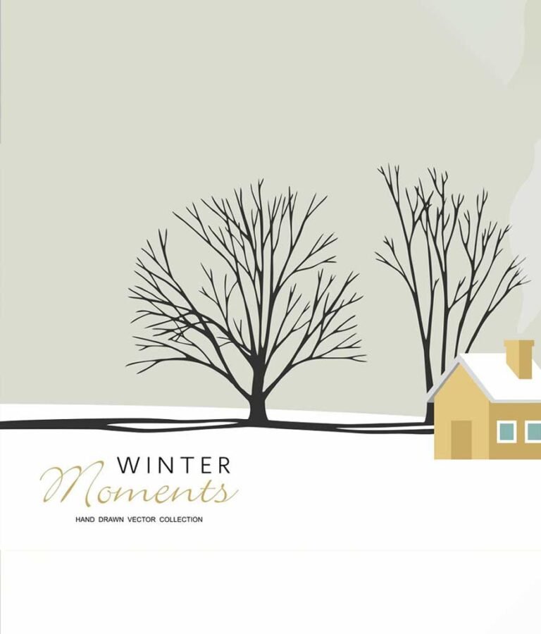 Winter Moments Vector Illustrations