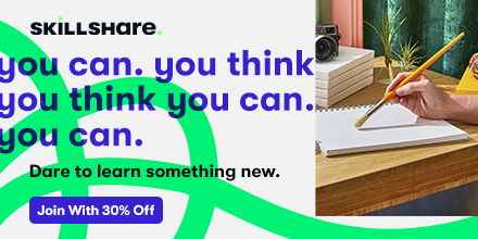 Skillshare 30 percent off deal