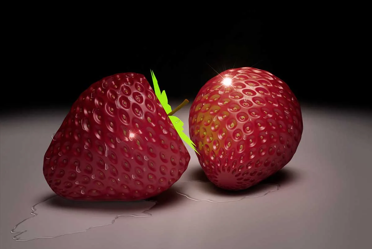 Free 3D Strawberries