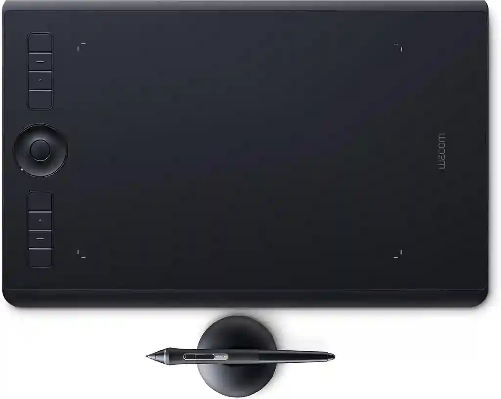Wacom Intuos Pro Medium Bluetooth Graphics Drawing Tablet, 8 Customizable ExpressKeys, 8192 Pressure Sensitive