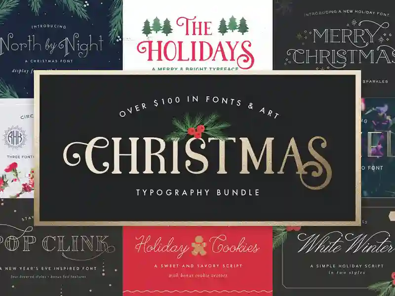 Christmas Fonts Bundle