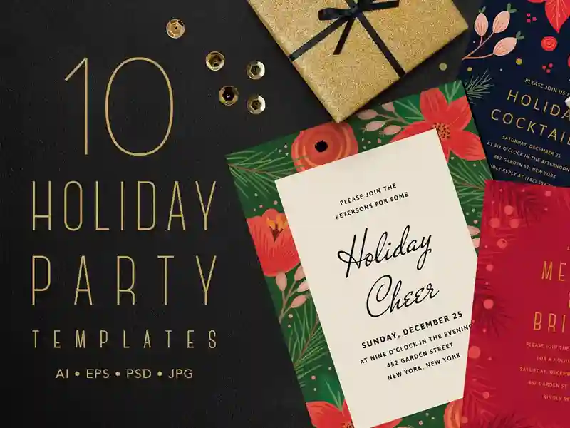 HOLIDAY PARTY TEMPLATES