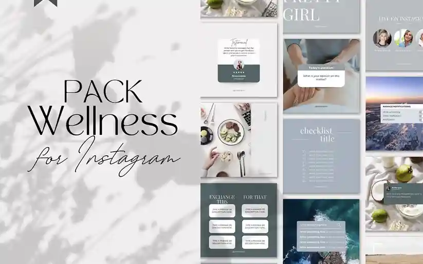 Instagram Templates Wellness Pack