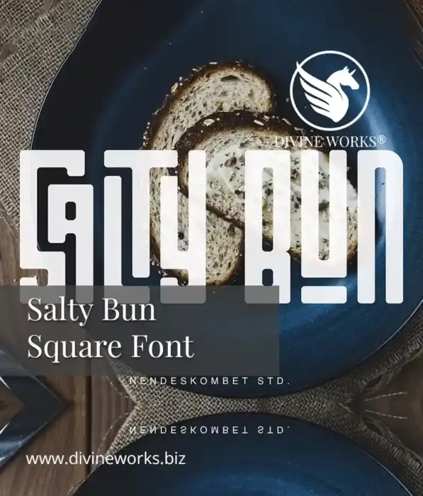 idealist serif font - Salty Bun Square Font