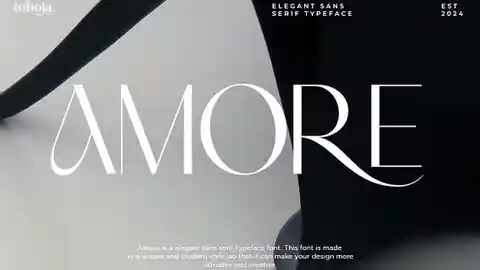 Amore Sans Serif Font