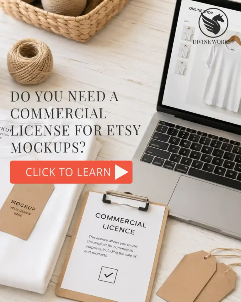 commercial license mockups etsy