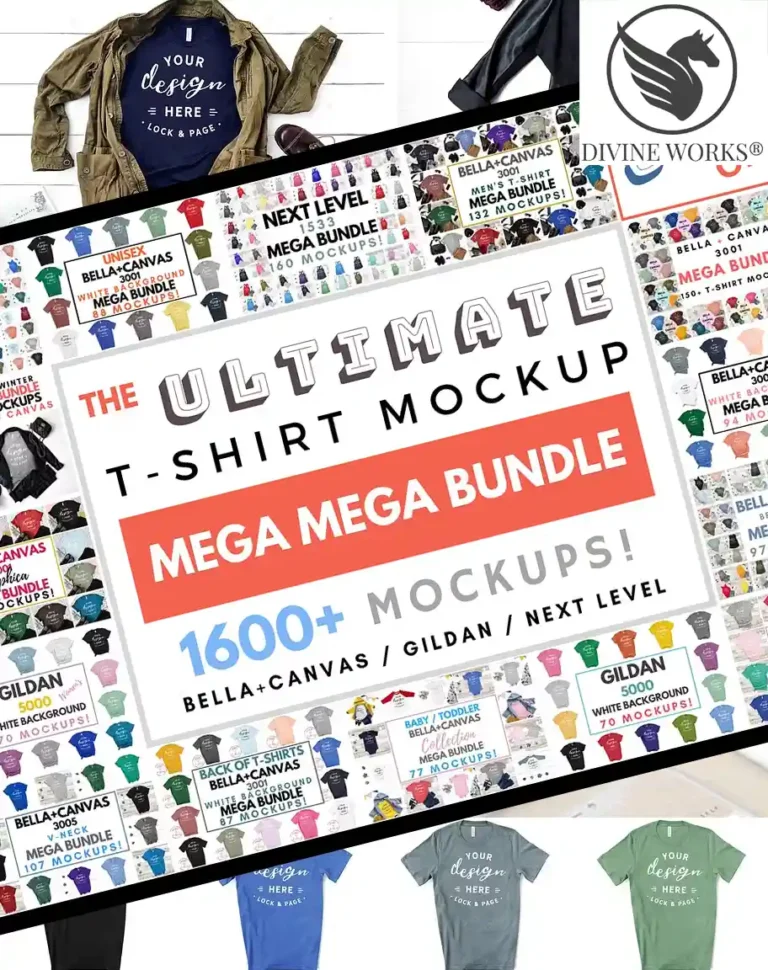 t-shirt mockup bundle