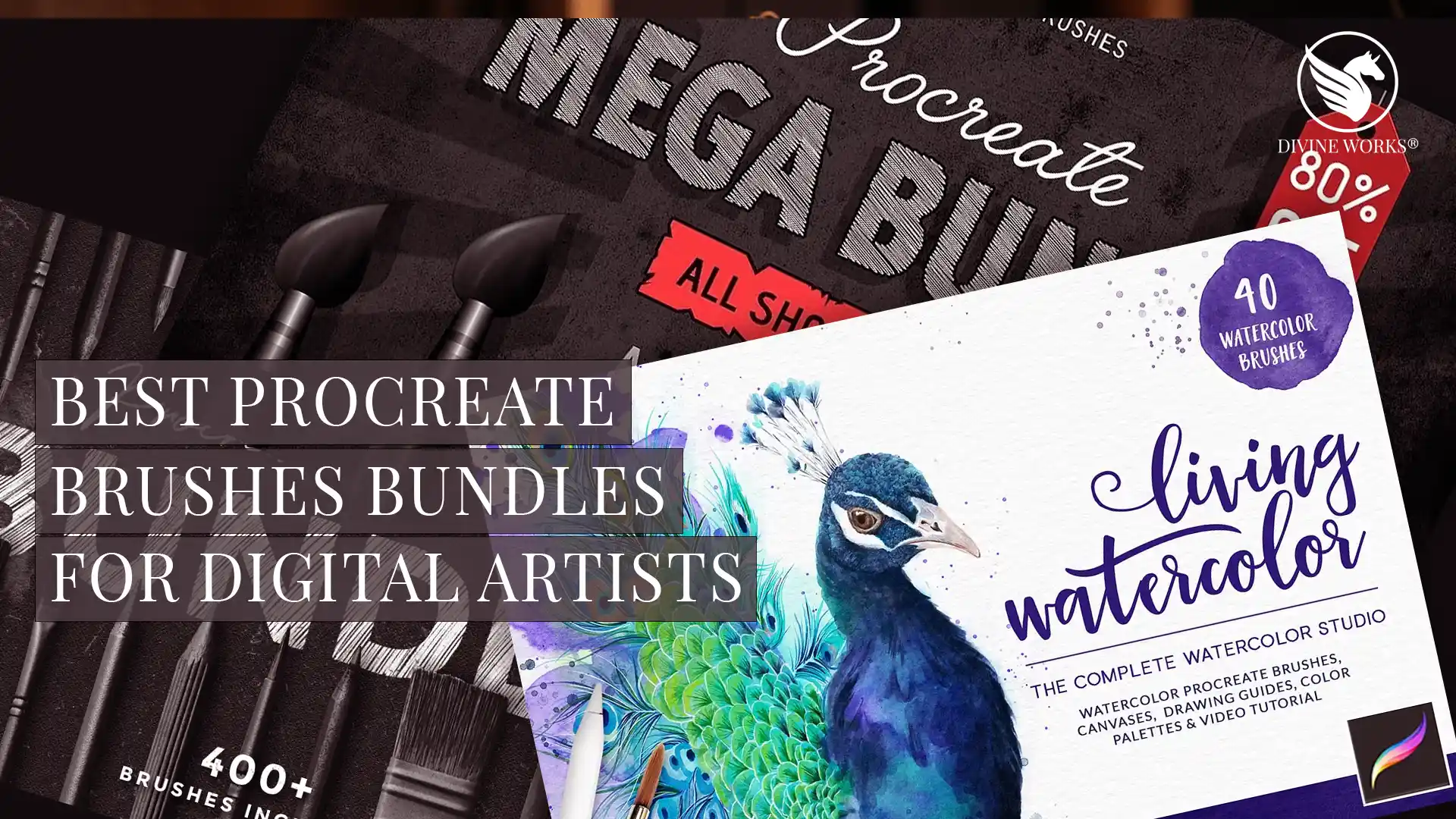 Best Procreate brush bundles on Creative Market for digital artists in 2026