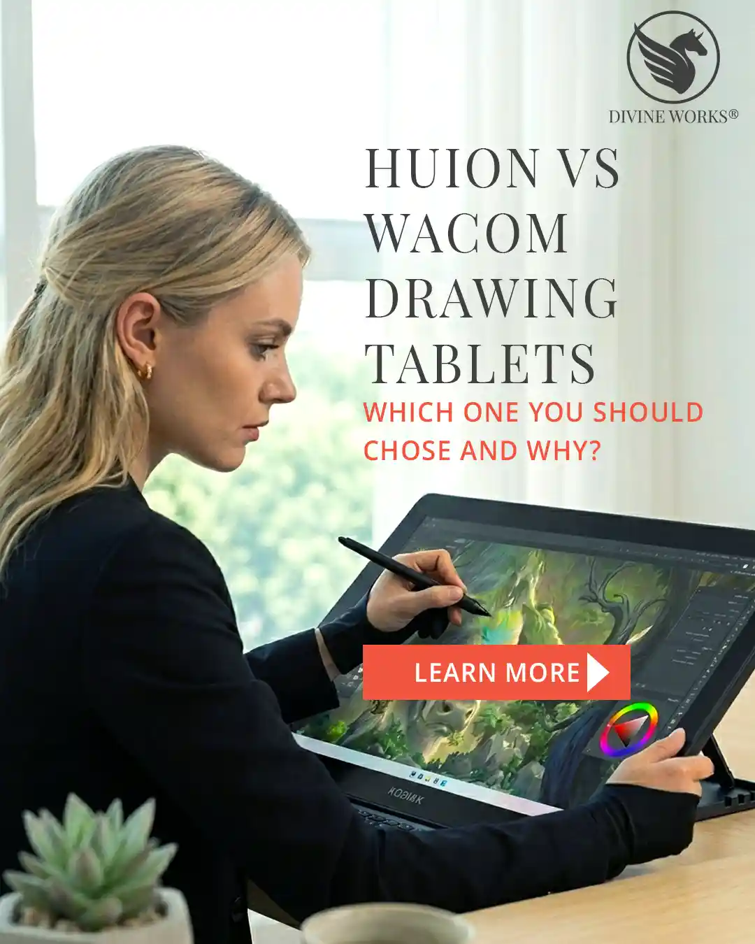 Huion vs Wacom Drawing Tablets
