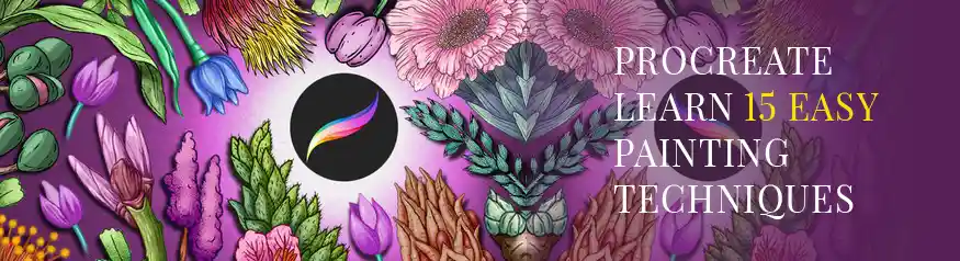 Procreate illustration course for creating printable wall art and digital art prints for Etsy