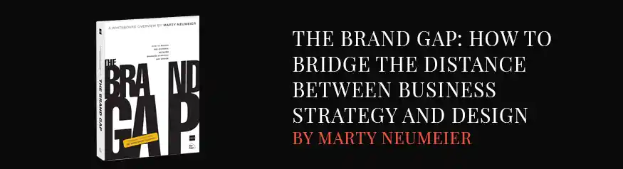 The Brand Gap by Marty Neumeier — brand strategy for graphic designers