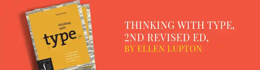 Thinking with Type by Ellen Lupton — best typography book for graphic designers 2026