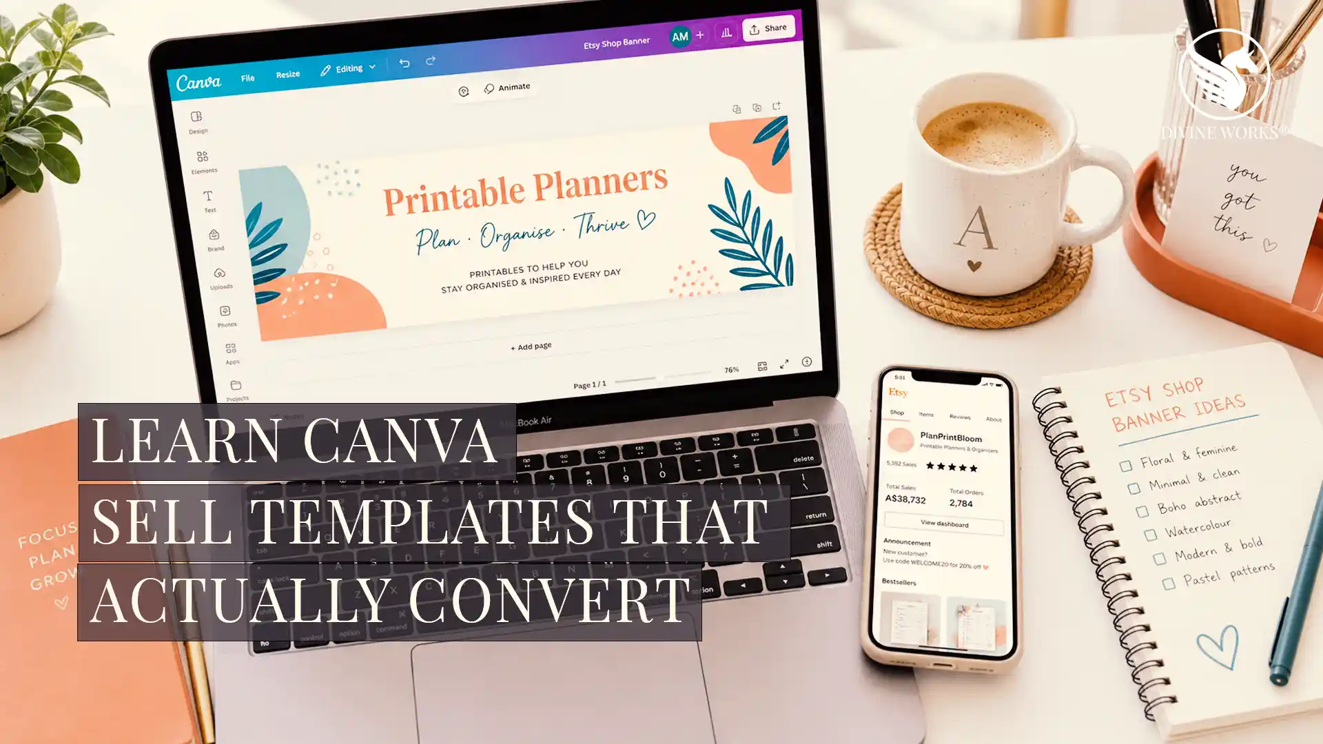 Best Canva courses online 2026 for Etsy sellers and digital creators